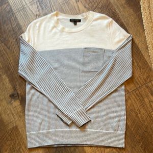 Banana Republic Extra Fine Merino Wool Sweater Sz L EUC